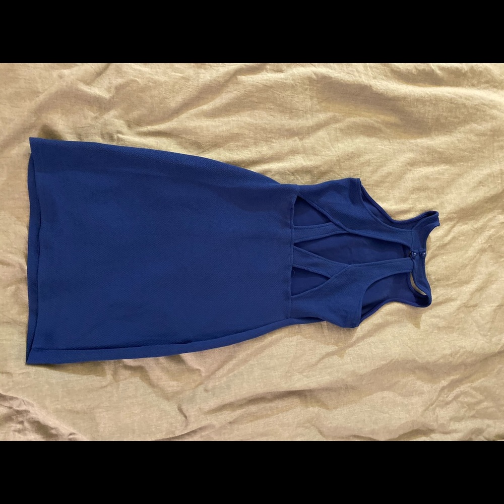 Blue dress